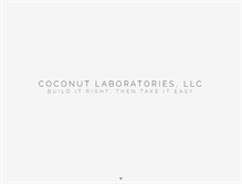 Tablet Screenshot of coconutlabs.com